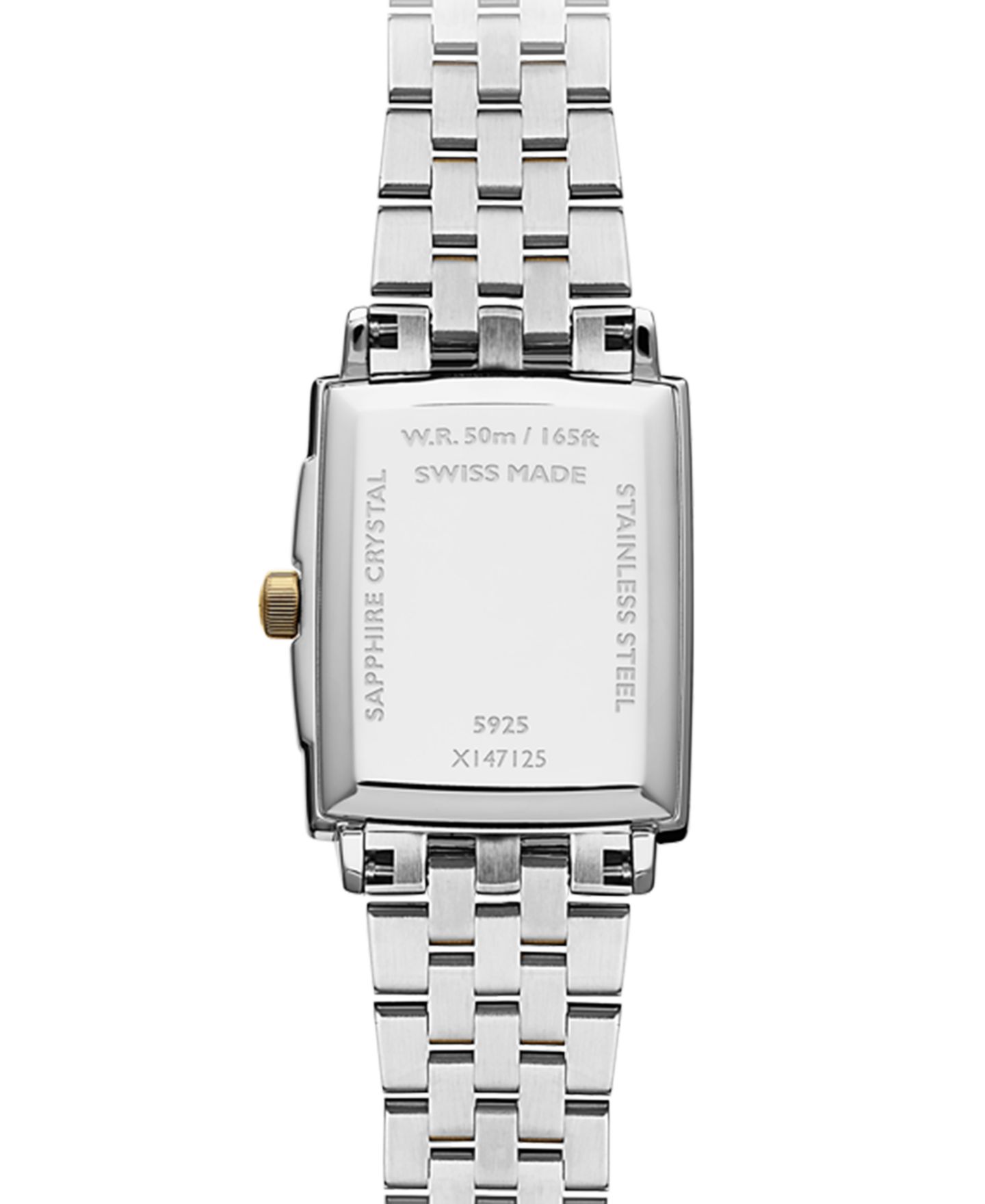 Женские часы Raymond Weil Swiss Toccata Diamond Accent Two-Tone Stainless Steel Bracelet Watch 22.6x28.1mm — фото 3