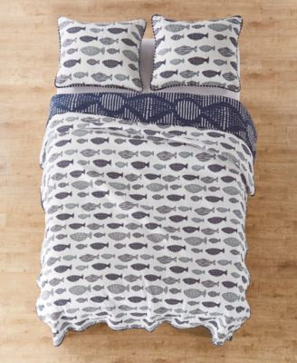 Bakio Coastal Escape Reversible 2-Pc. Quilt Set, Twin