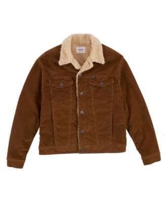 wrangler sherpa lined corduroy jacket