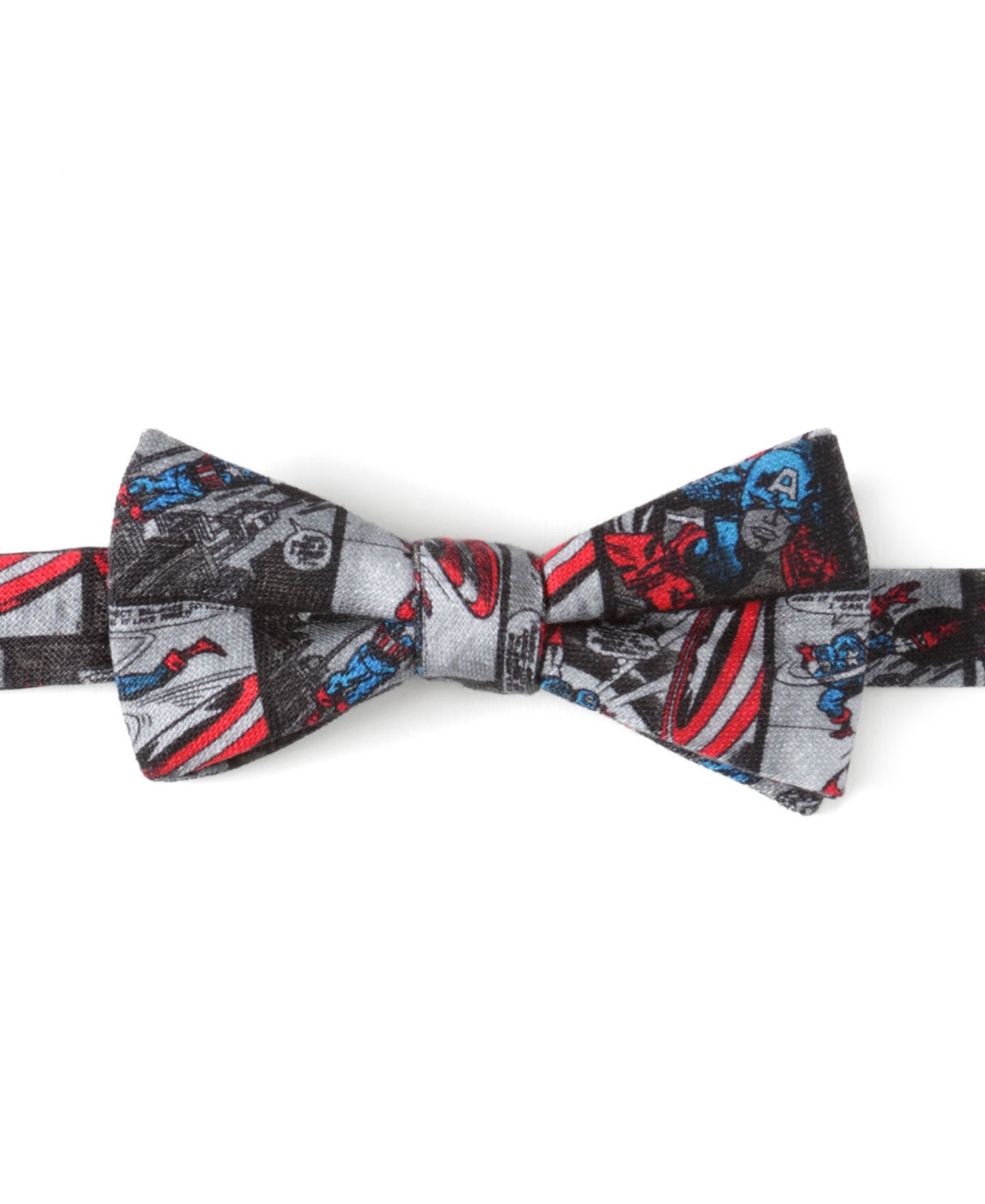 Мужские галстуки Marvel Captain America Comic Bow Tie — фото 1