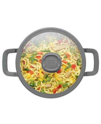 Leo Stone+ Nonstick Ceramic 10" Stock Pot with Lid Recycled, 5.9qt