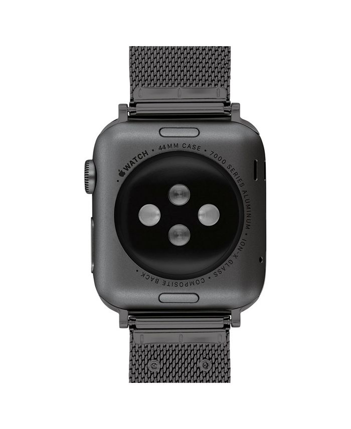 COACH Black Stainless Steel Mesh Bracelet for Apple Watch® 42/44/45mm Macy's