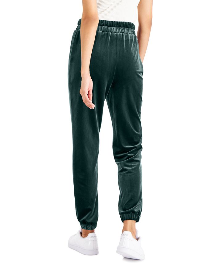 INC International Concepts Petite Velvet Jogger Pants, Created for Macy