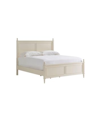 Furniture - Antique Panel Bed in Cotton Queen Bed