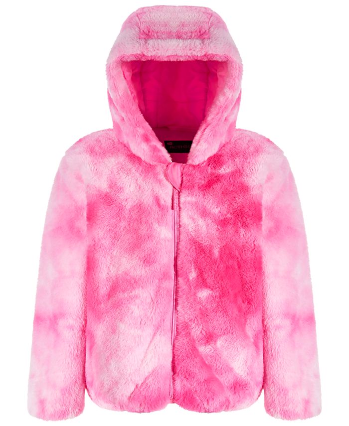 S Rothschild & CO Big Girls Tie-Dyed Faux Fur Jacket & Reviews - Coats ...