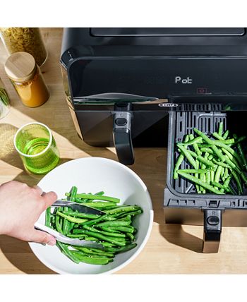 Cook two things at once with the 8-qt. Bella dual basket air fryer