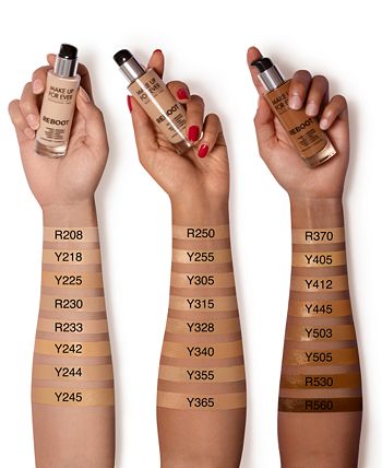 Make Up For Ever Ultra HD Foundation Sample Card 4 Shades Y225