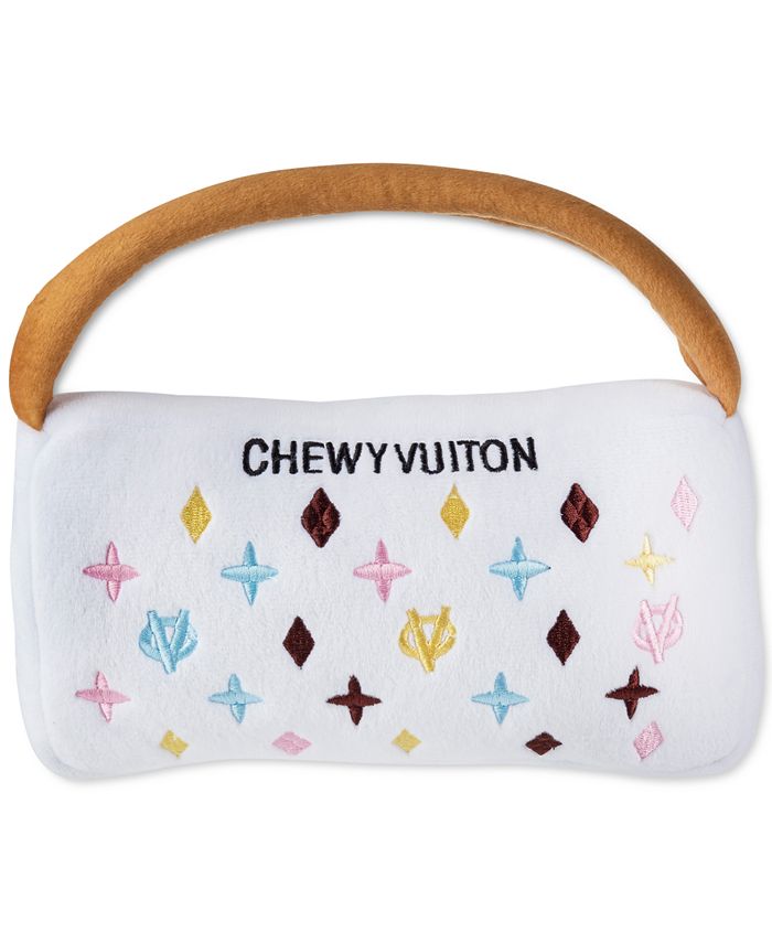 Chewy Vuitton Purse plushy - Pingos Pet Accesories