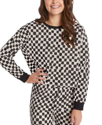 checkered sweatshirt