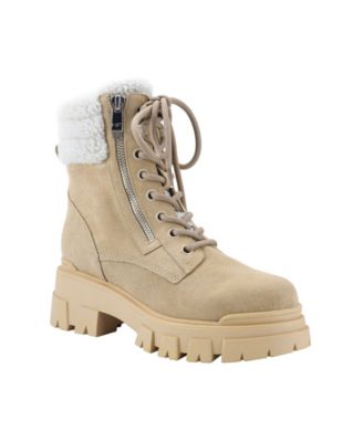 Aboli Lug Sole Lace Up Hiker Booties 