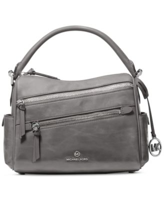 michael kors medium leather satchel