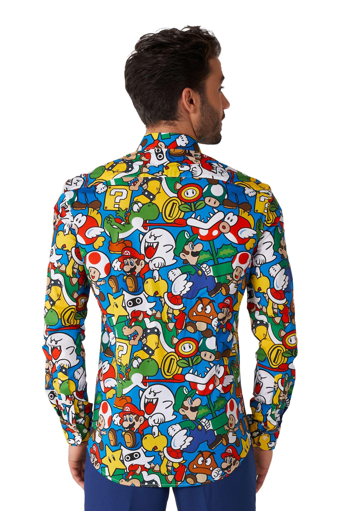 Мужская рубашка OppoSuits Super Mario Licensed Nintendo Dress Shirt, цвет: Assorted — фото 3