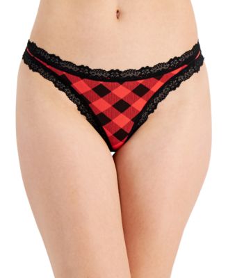 Jenni - Women's Lace-Trim Thong