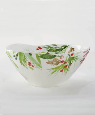 Winter Botanical 9.5" Serve Bowl