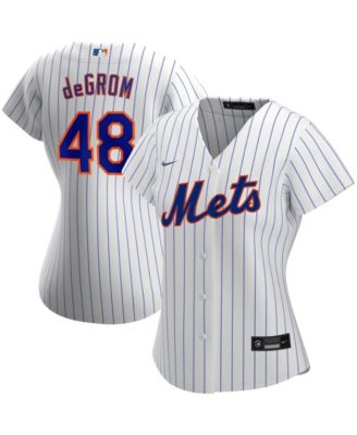 Women's Jacob Degrom White New York Mets Home Replica Player Jersey