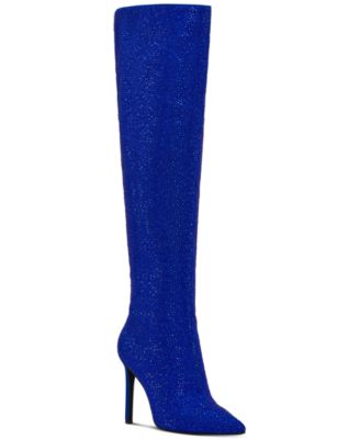 macys womens blue boots