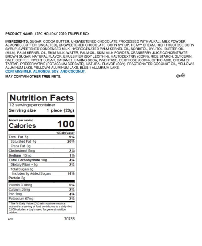 Godiva Home For The Holidays Chocolate Gift Basket & Reviews Food