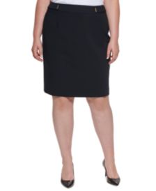 Plus Size Luxe Pencil Skirt