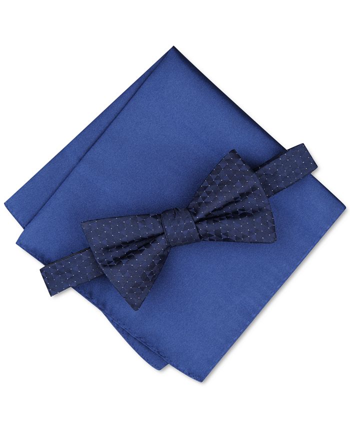 alfani bow tie and pocket square