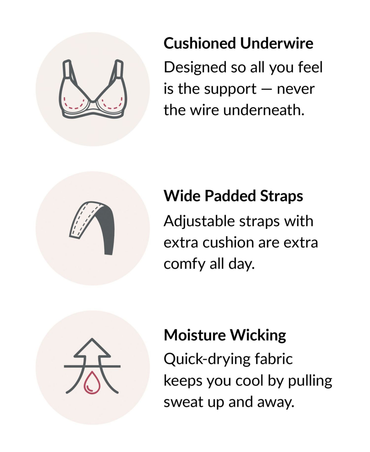 Women's Full Figure Plus Size Wonderwire Back Close Bra 1240