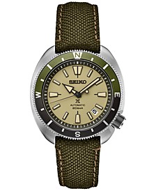 Men's Automatic Prospex Green Nylon Strap Watch 42mm