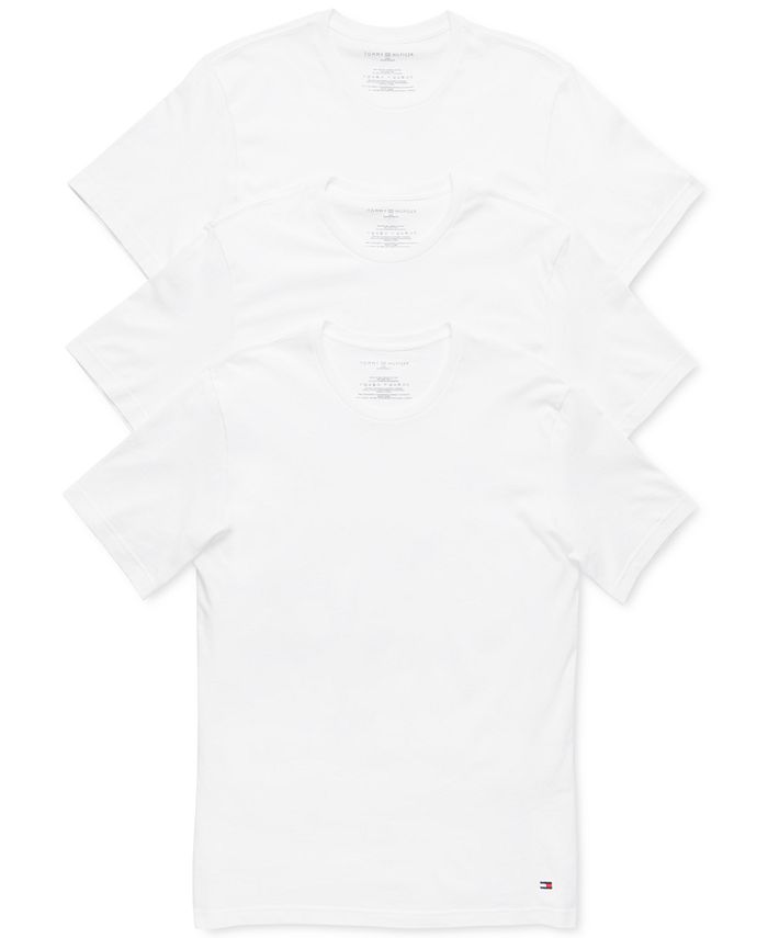 Tommy Hilfiger Men's 3-Pk. Classic Cotton T-Shirts - Macy's