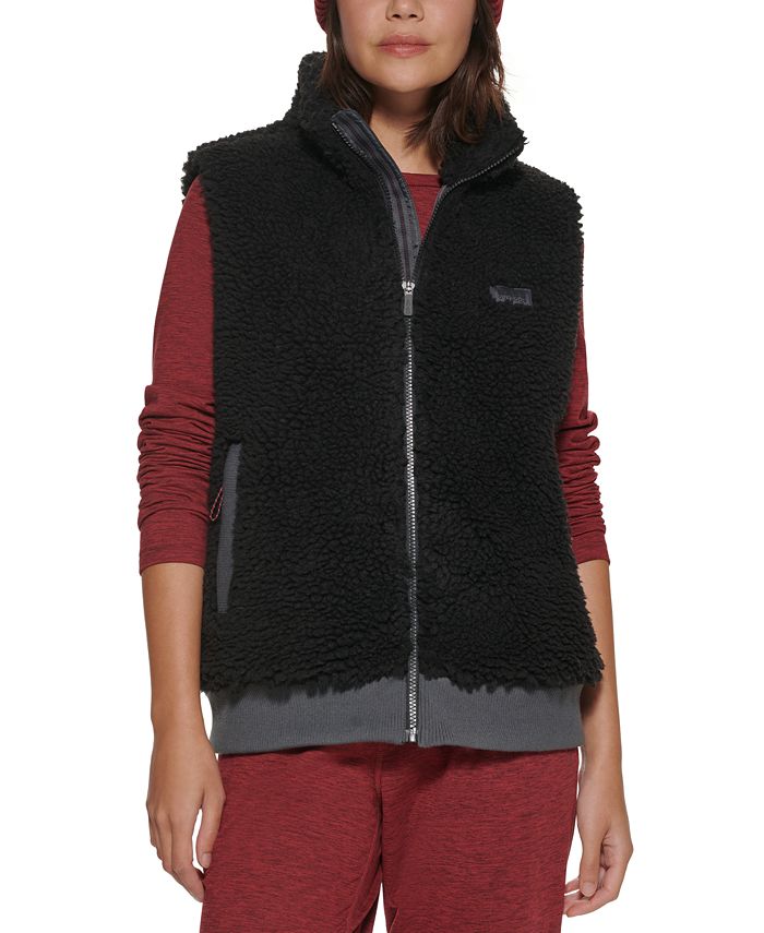 BASS OUTDOOR Route Hiking Faux-Sherpa Vest - Macy's