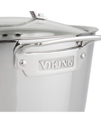 Contemporary 3-Ply 8 Quart Stock Pot