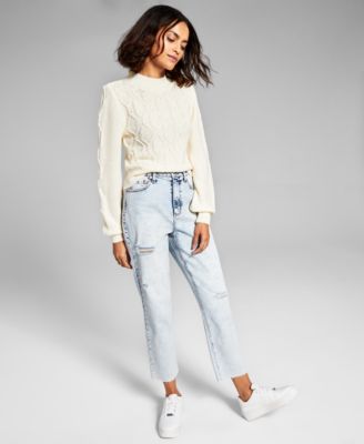 And Now This - Women's Embellished Sweater