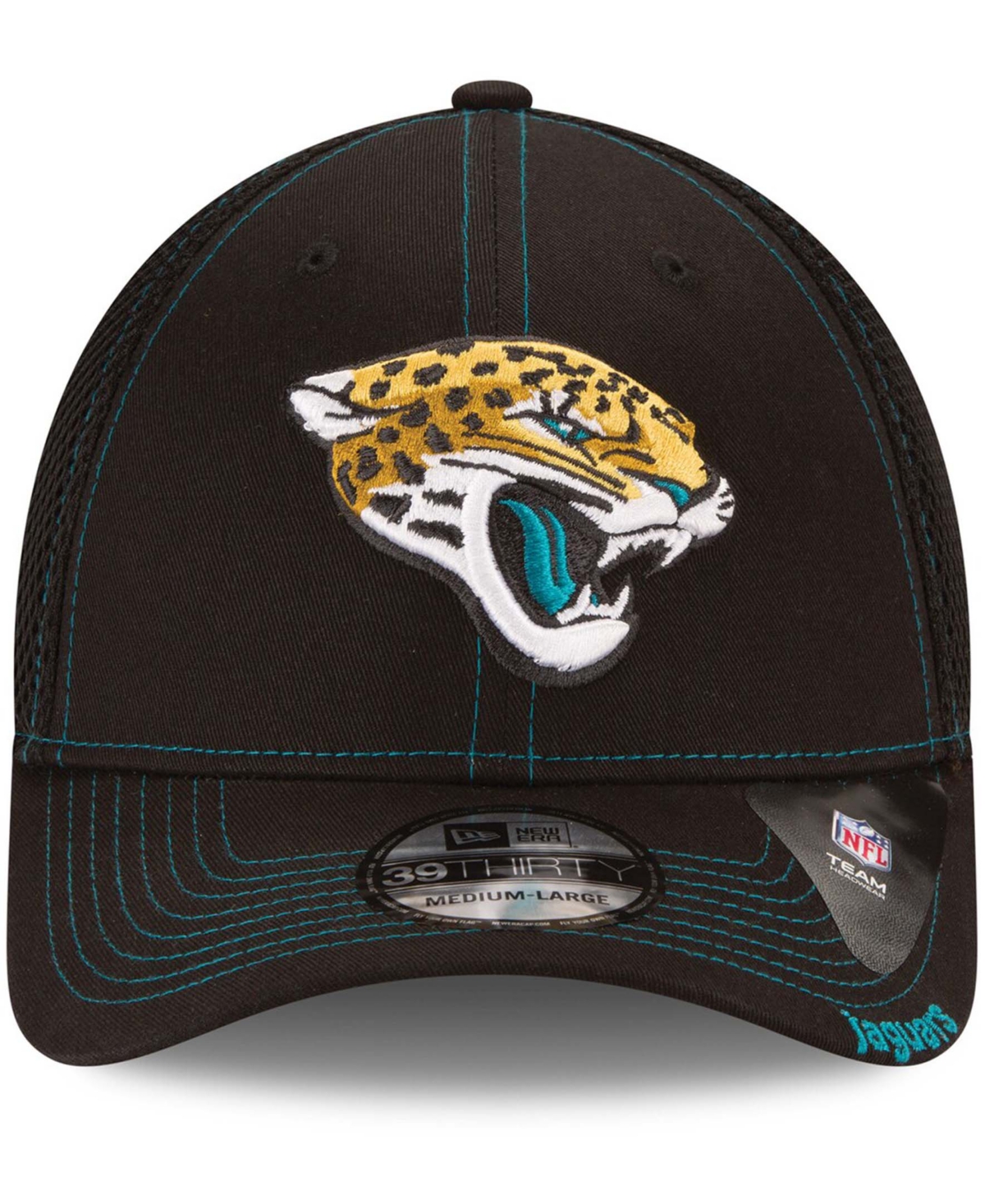 Men'sJacksonville Jaguars Neo 39THIRTY Flex Hat - Black