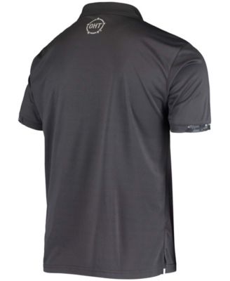 Men's Charcoal Cal Bears OHT Military Inspired Appreciation Digital Camo Polo