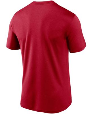 Men's Big and Tall Red Atlanta Falcons Wordmark Legend Performance T-shirt