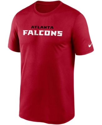 Men's Big and Tall Red Atlanta Falcons Wordmark Legend Performance T-shirt