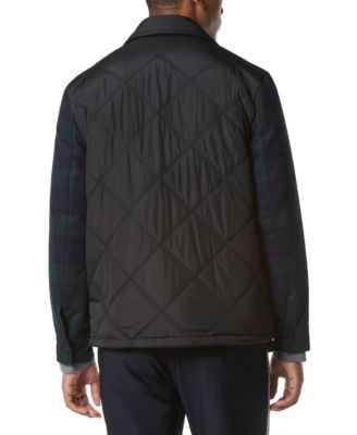Men's Gosper Quilted Plaid Shirt Jacket