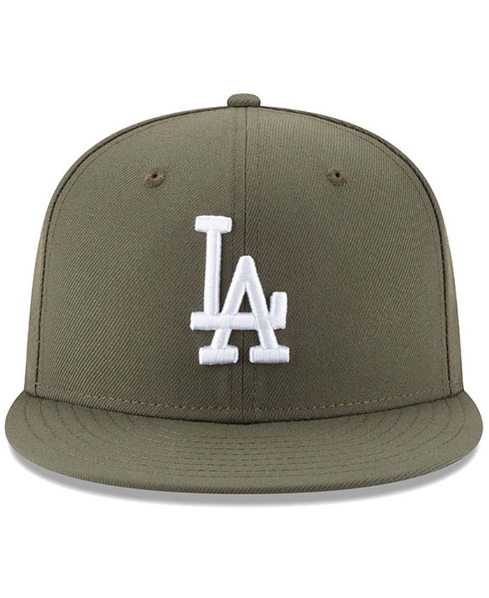 New Era Men's Green Los Angeles Dodgers Fashion Color Basic 59FIFTY ...