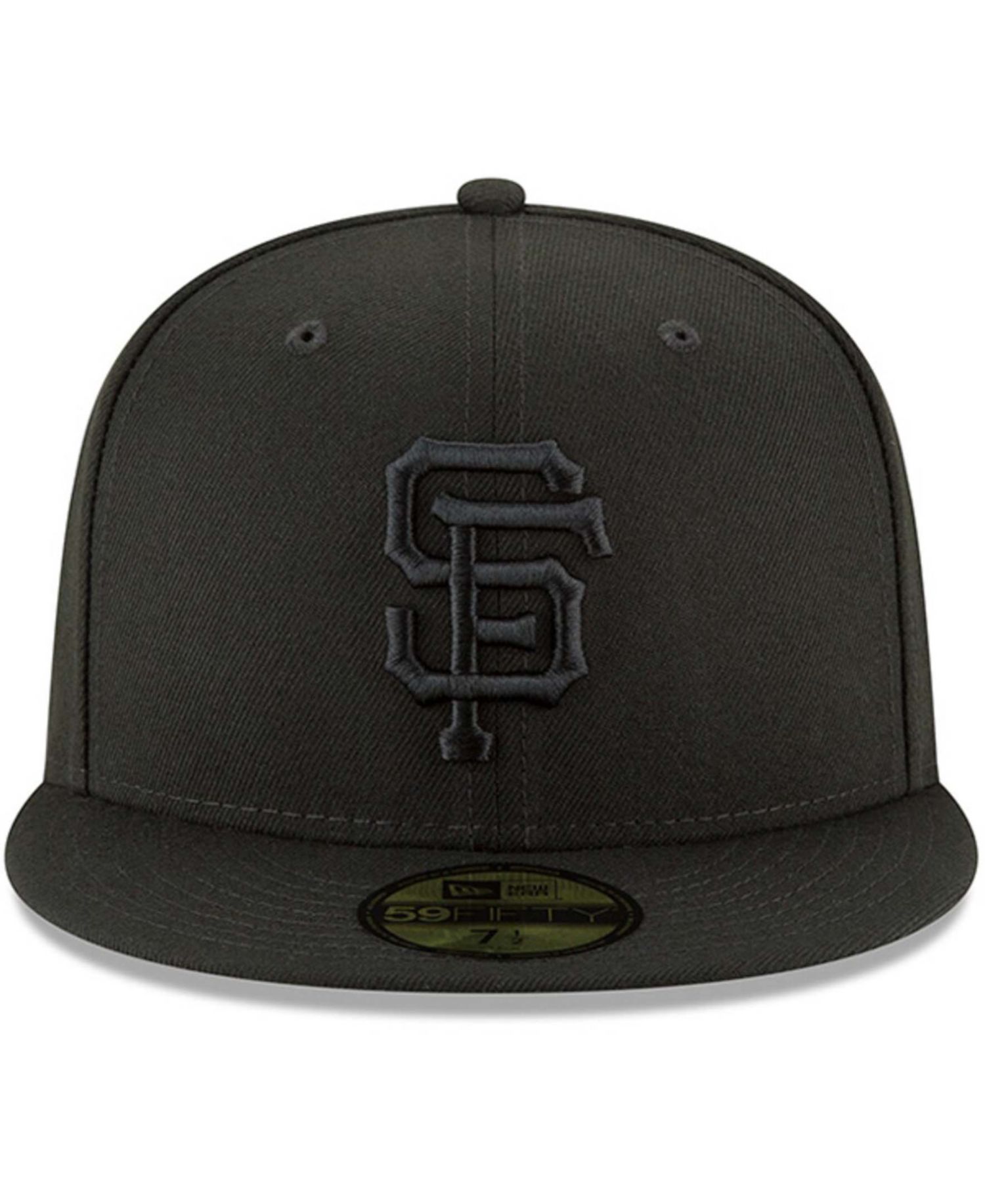 Men's Black San Francisco Giants Primary Logo Basic 59FIFTY Fitted Hat