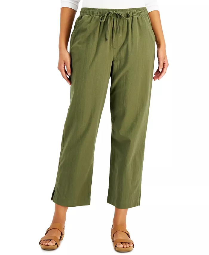 Karen Scott Daphne Drawstring Pants, Created for Macy's