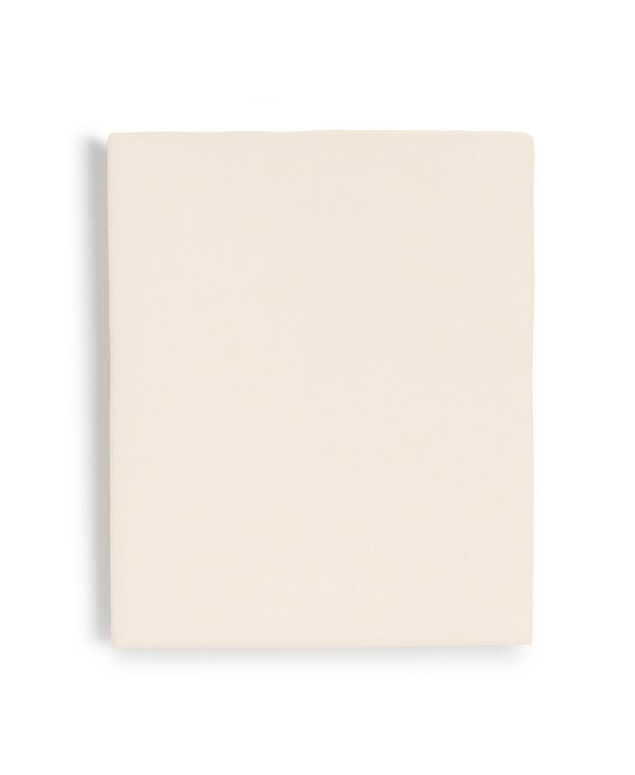 Oake Cotton Tencel Solid 300 Thread Count Fitted Sheet, Twin, Created