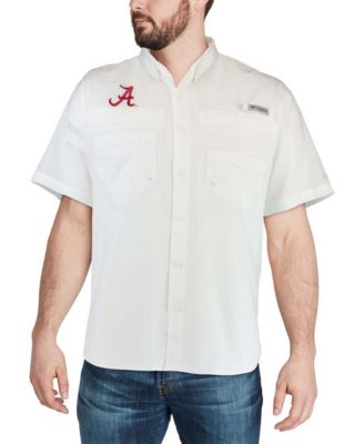 Men's White Alabama Crimson Tide Tamiami Shirt