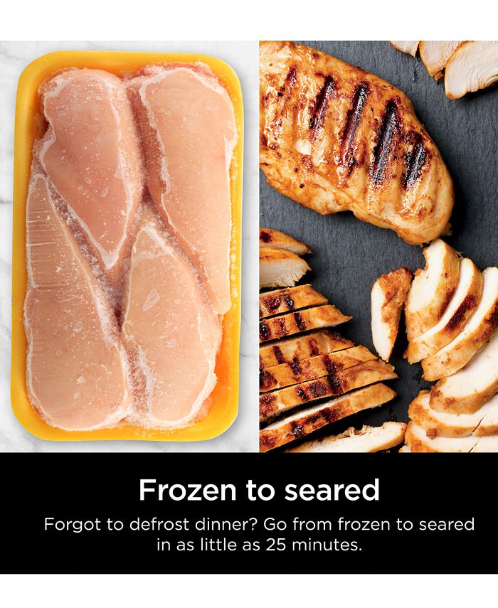 Ninja IG601 Foodi™ XL Pro Indoor Grill & Griddle, 4qt Air Fryer, Roast