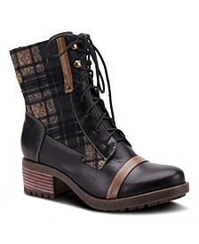 Women's Eguine Lace-Up Booties