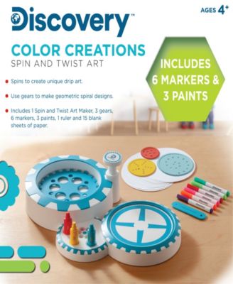 Spiral and Spin Art Station-Set includes - Spin Station