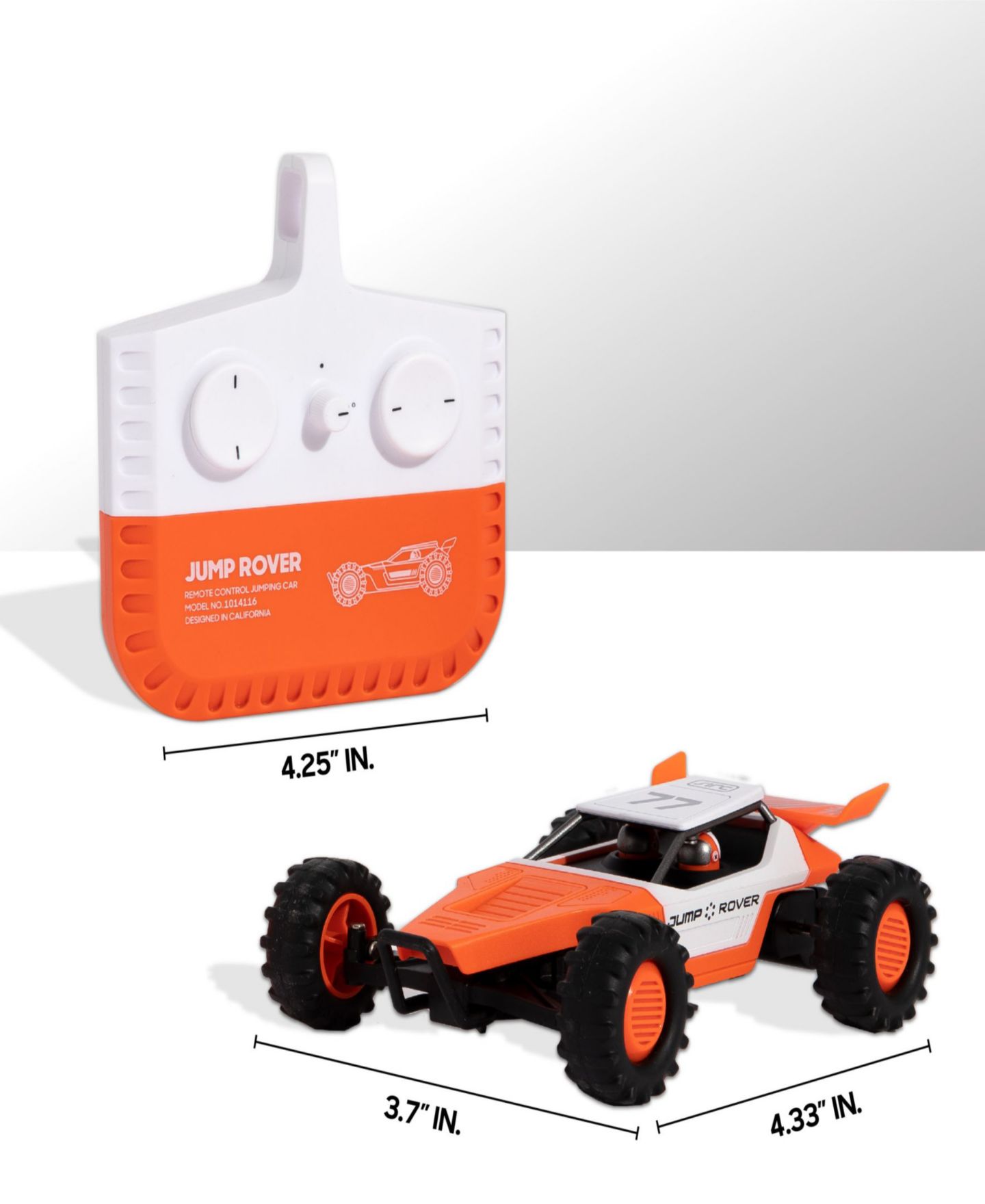 Детские игрушки Sharper Image Remote Control Stunt Ramp Rechargeable Jump Rover Car Toy, Set of 3 — фото 4