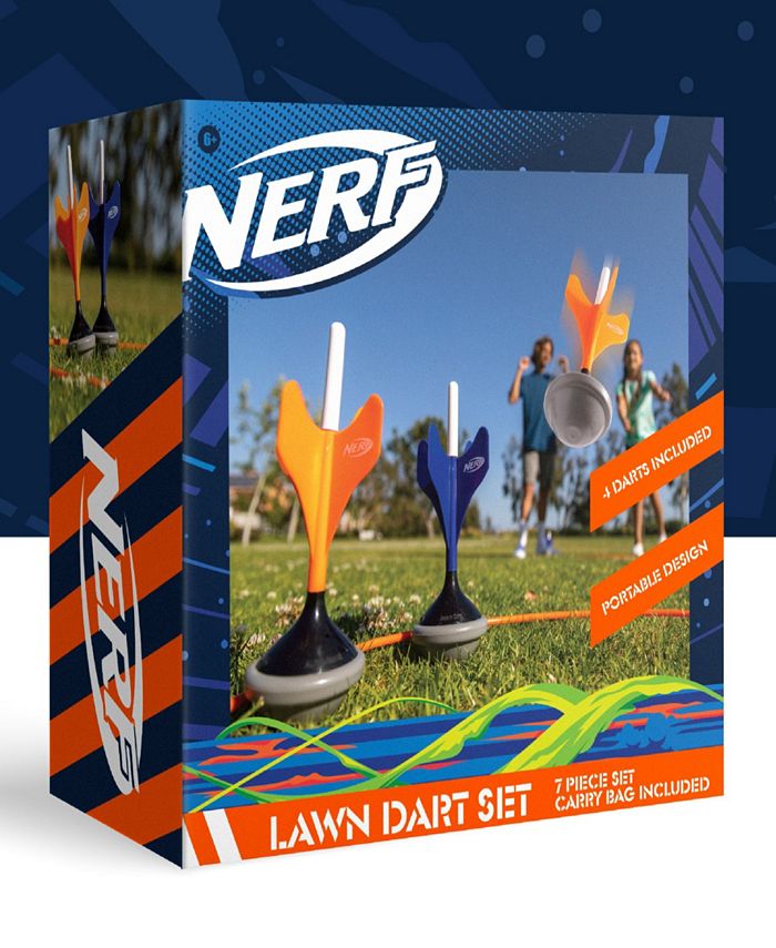 Nerf Soft Tip Lawn Dart Game Set with Storage Bag Macy's