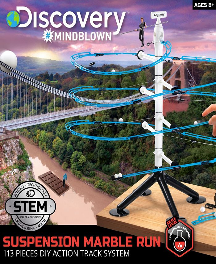 Discovery MINDBLOWN Suspension Marble Run Kit Macy's