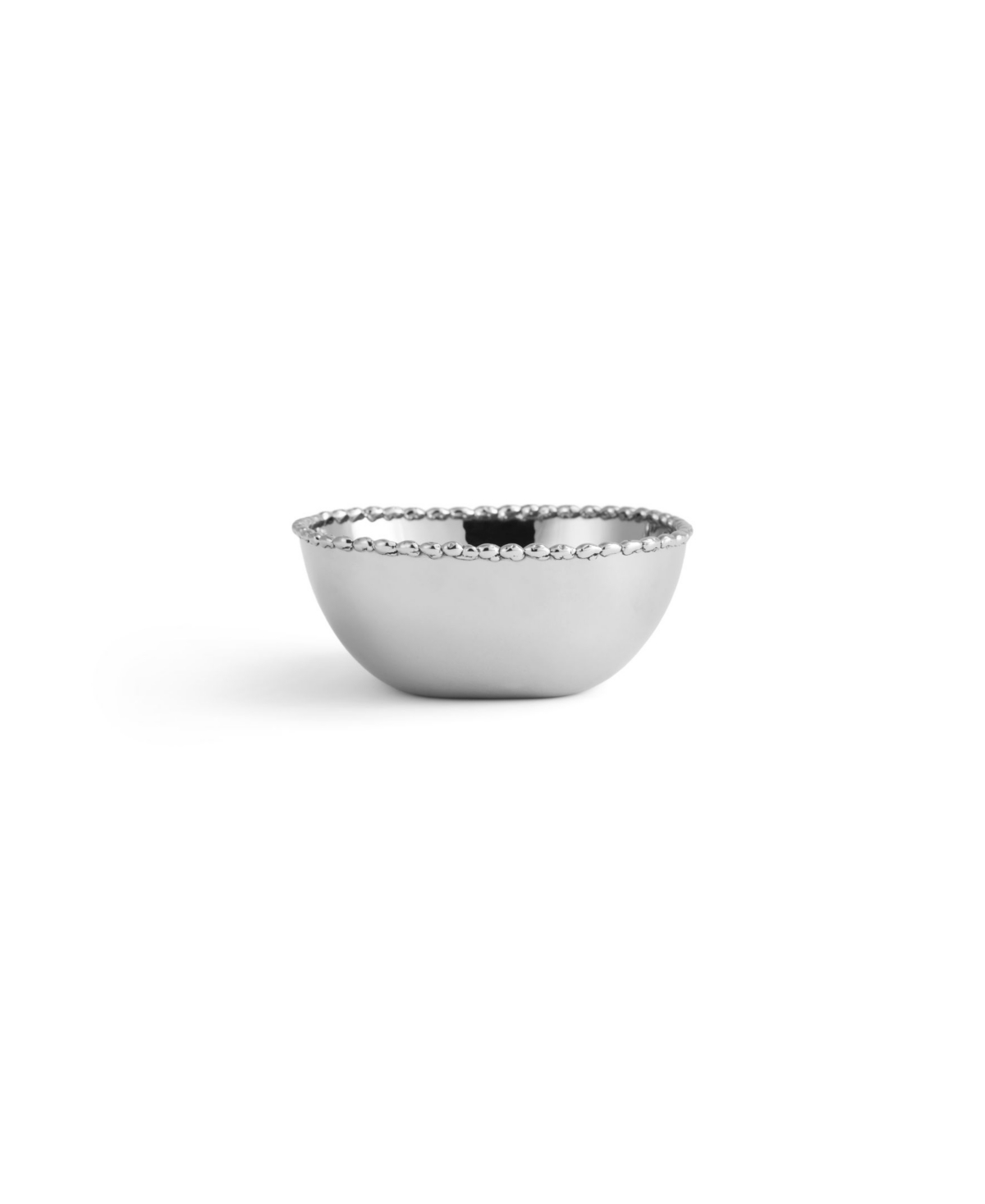 Molten Nut Dish - Silver- Tone