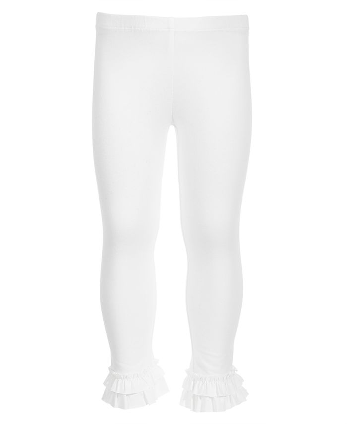Ruffle best sale hem leggings