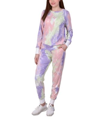 Petite tie dye tracksuit sale