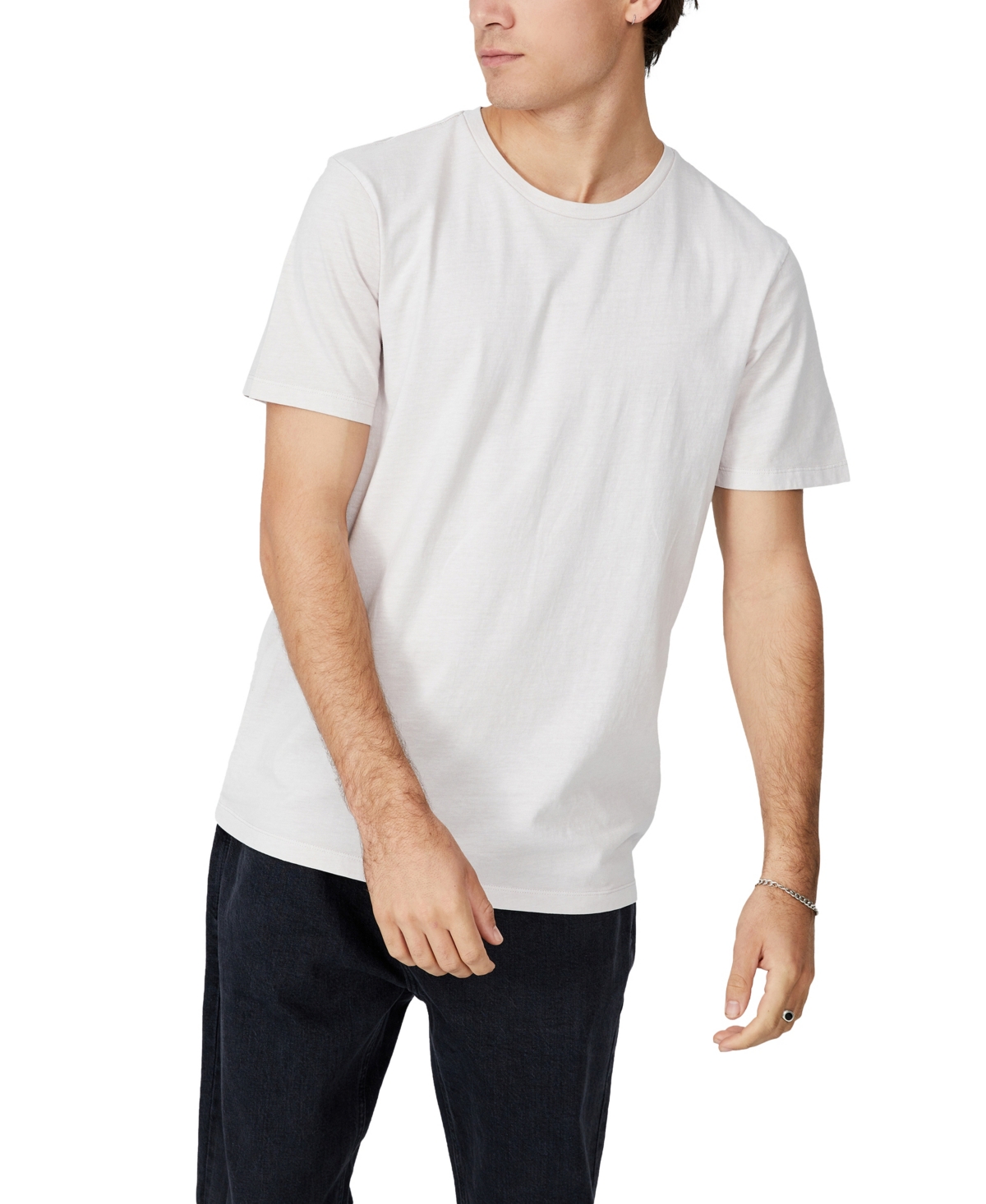 Shop Cotton On Men's Regular Fit Crew T-shirt In White