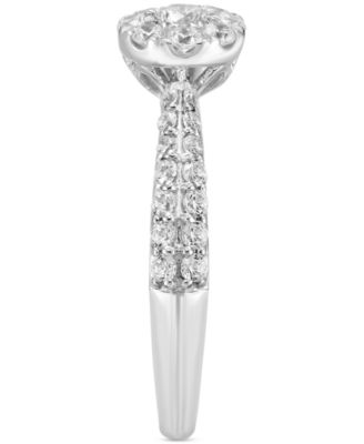 Diamond Halo Engagement Ring (3/4 ct. t.w.)i n 14k White Gold